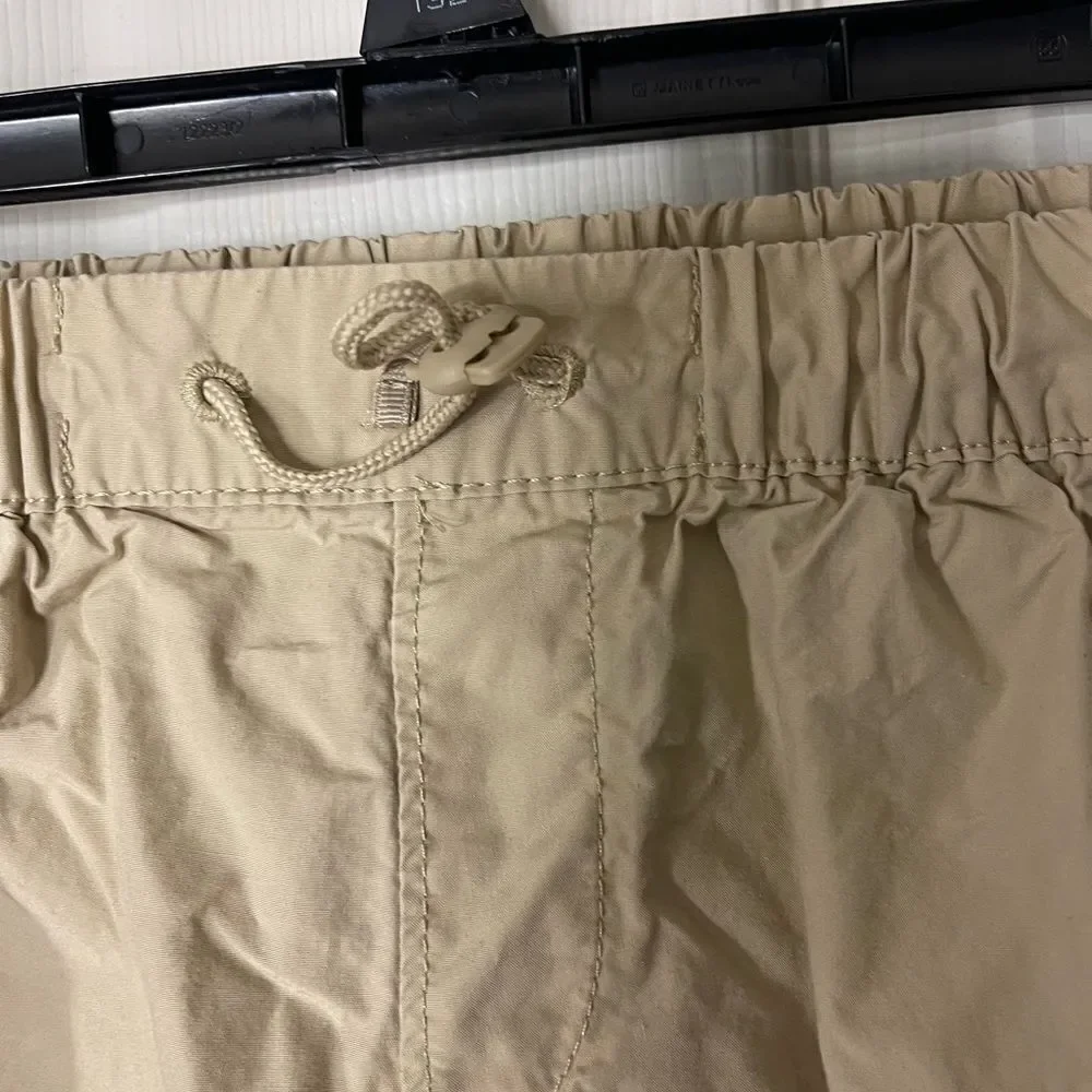 2 pairs of Gap joggers blue and khaki parachute pants size 8